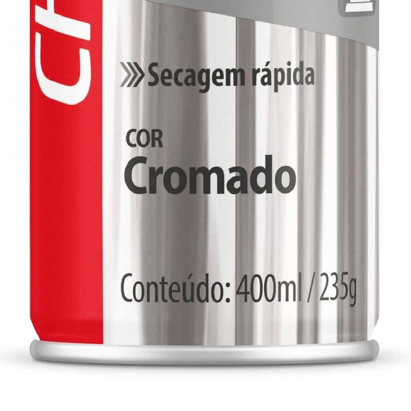 Spray Metálico Cromado 400ml