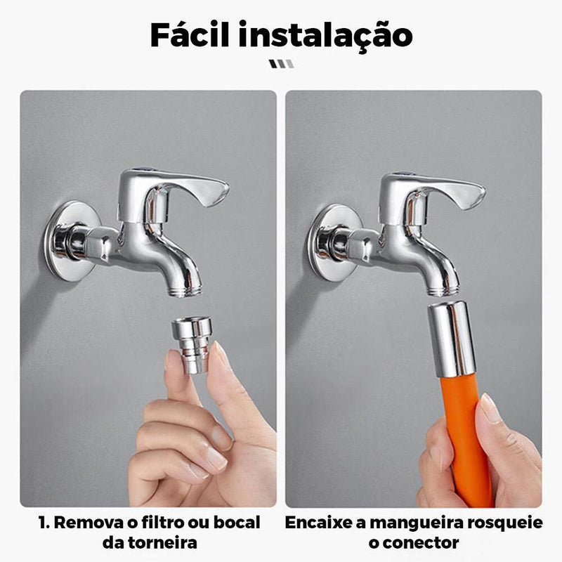 Mangueira Flexível de Silicone Extensora de Torneira 20cm - Paguei Barato