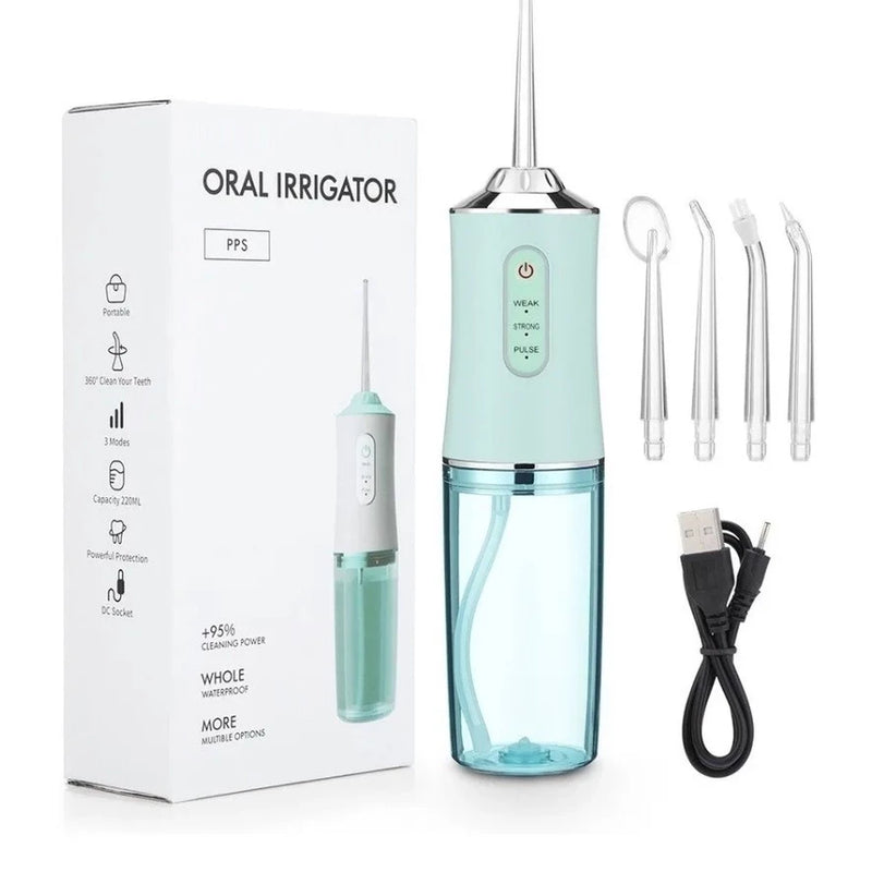 Irrigador Dental Oral Portátil Recarregável