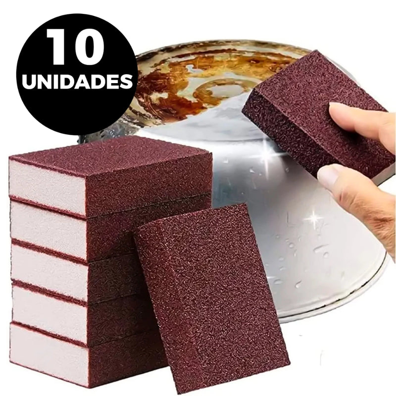 Kit Esponja Magica com 10 Unidades