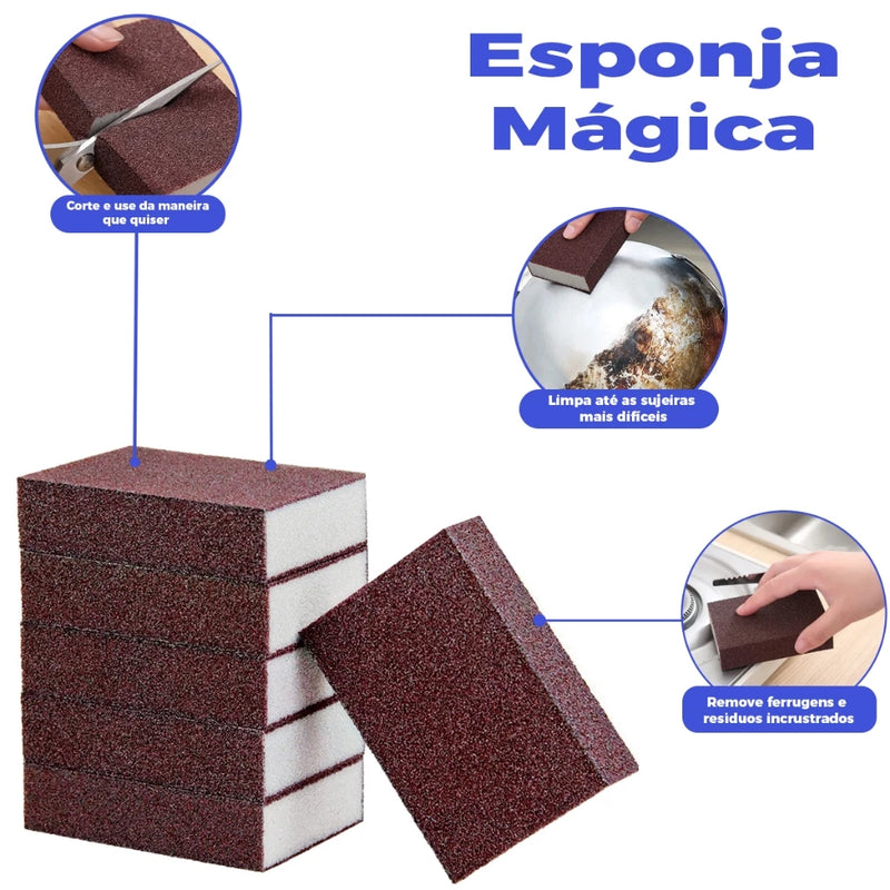 Kit Esponja Magica com 10 Unidades