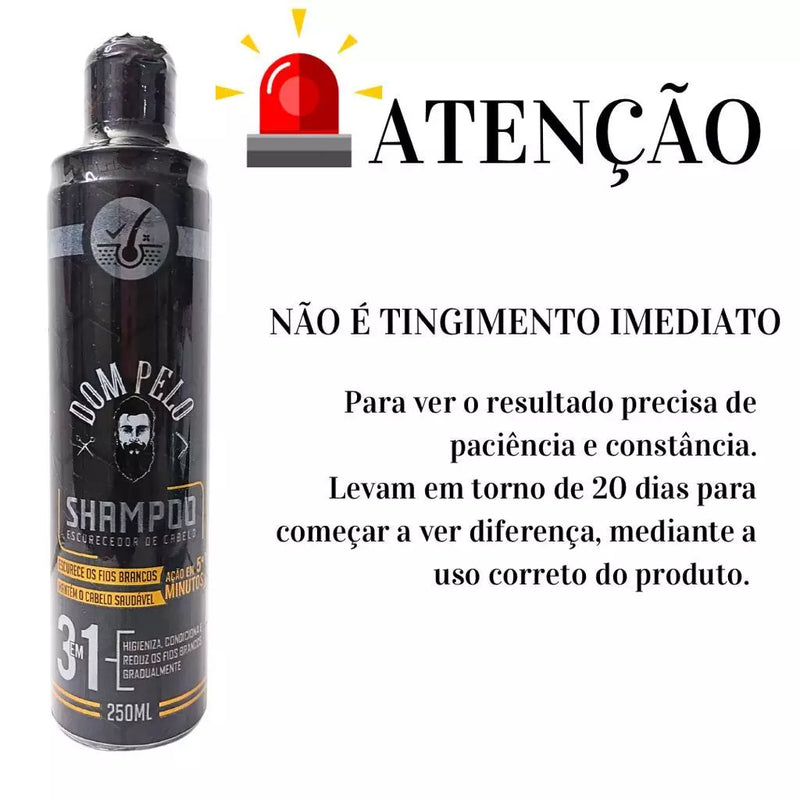 Shampoo Escurecedor 250ml - Paguei Barato