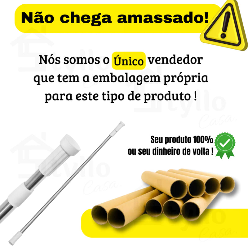 Varão Extensível Resistente Em Inox