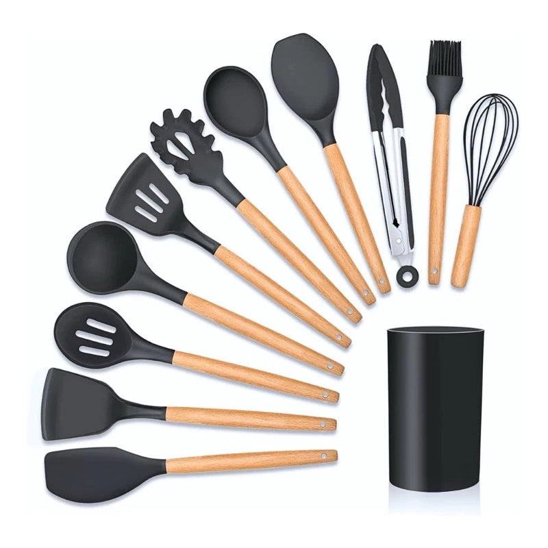 Jogo de Cozinha Kit C/12 Peças de Silicone