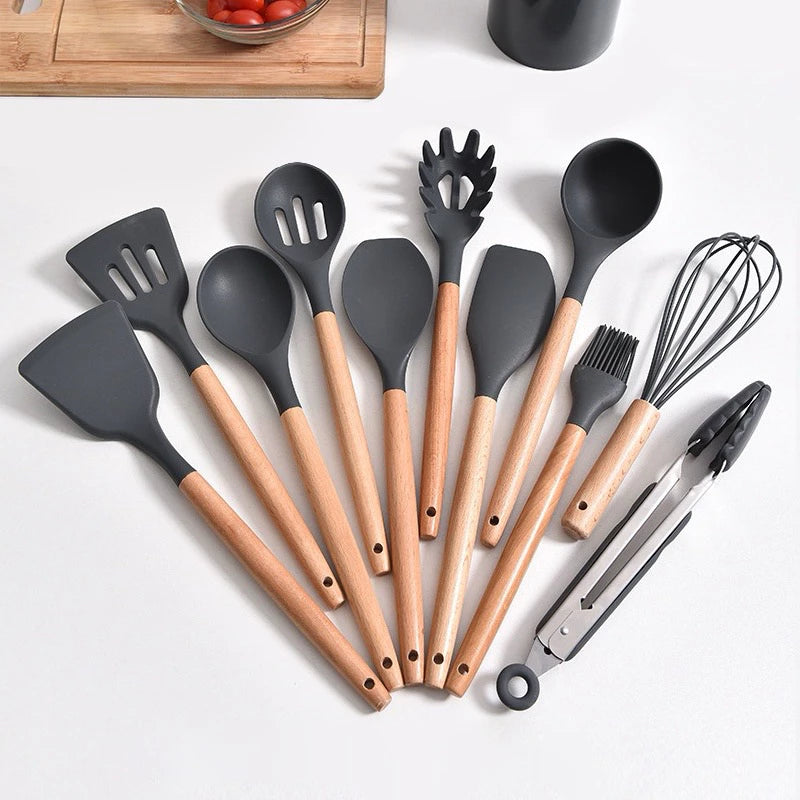 Jogo de Cozinha Kit C/12 Peças de Silicone