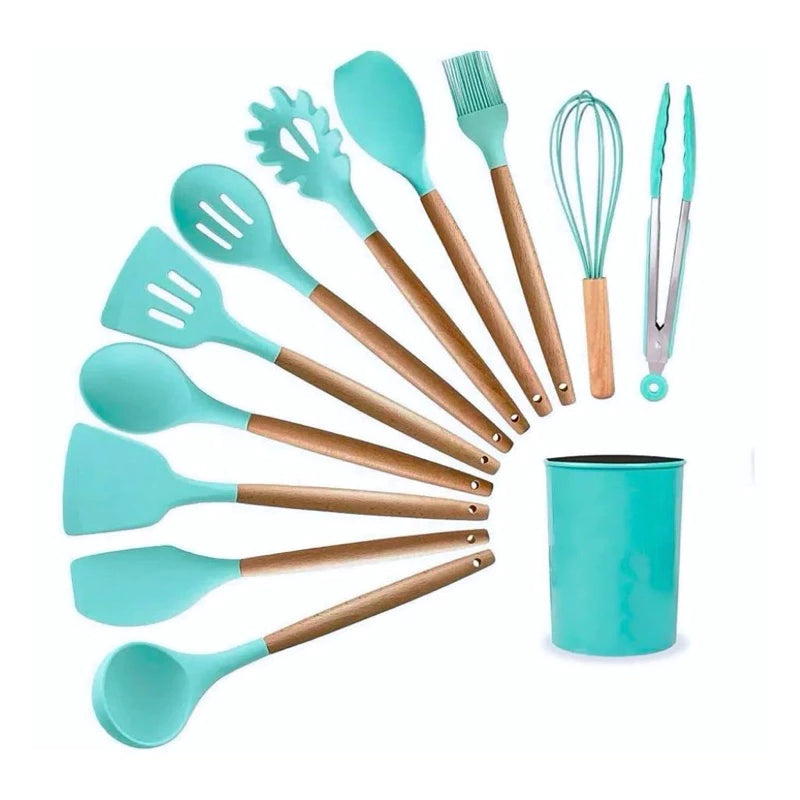 Jogo de Cozinha Kit C/12 Peças de Silicone