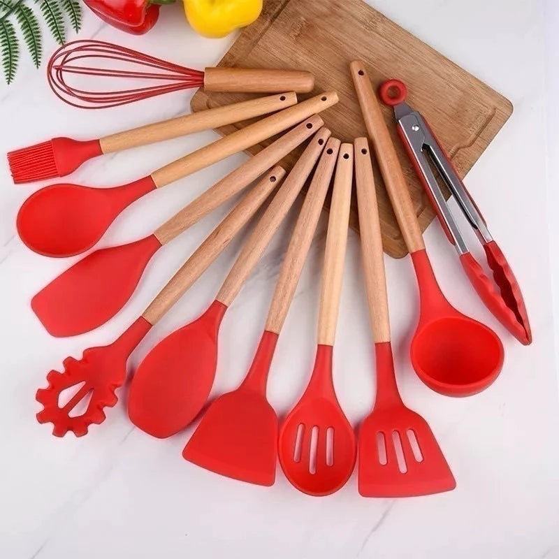 Jogo de Cozinha Kit C/12 Peças de Silicone