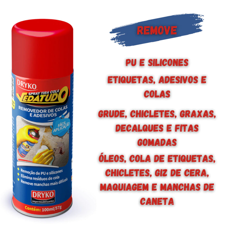 Spray Removedor de Colas e Adesivos