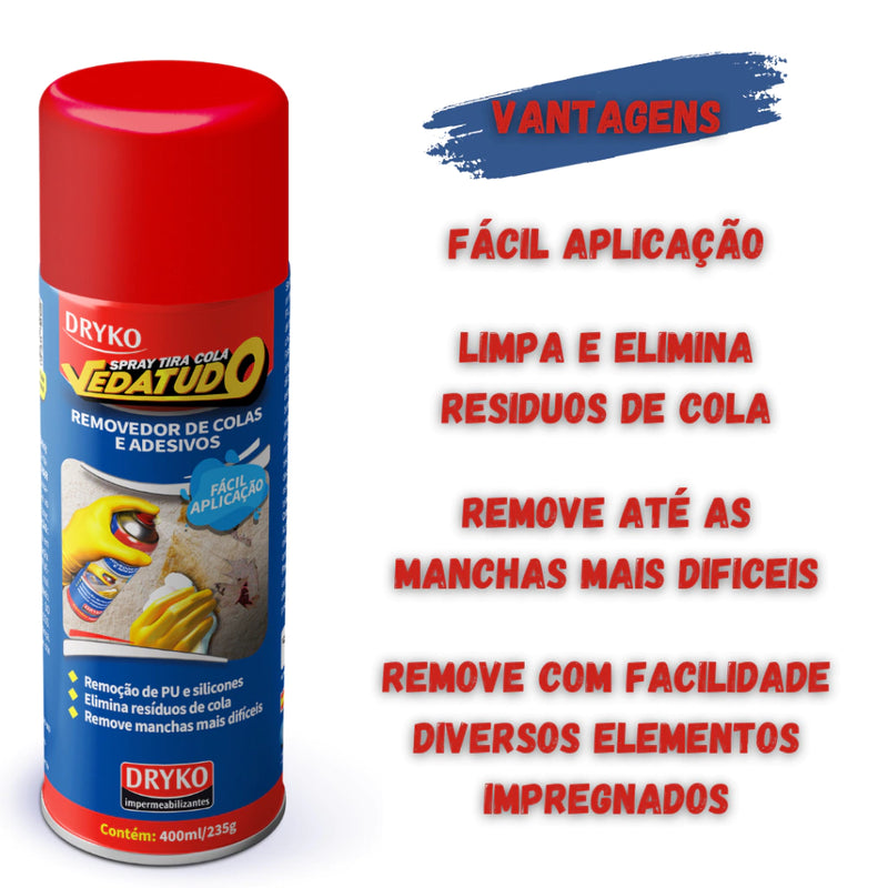 Spray Removedor de Colas e Adesivos