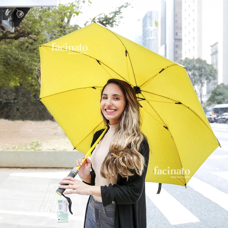 Guarda Chuva Grande Reforçado Automático Tecido Com Blakout