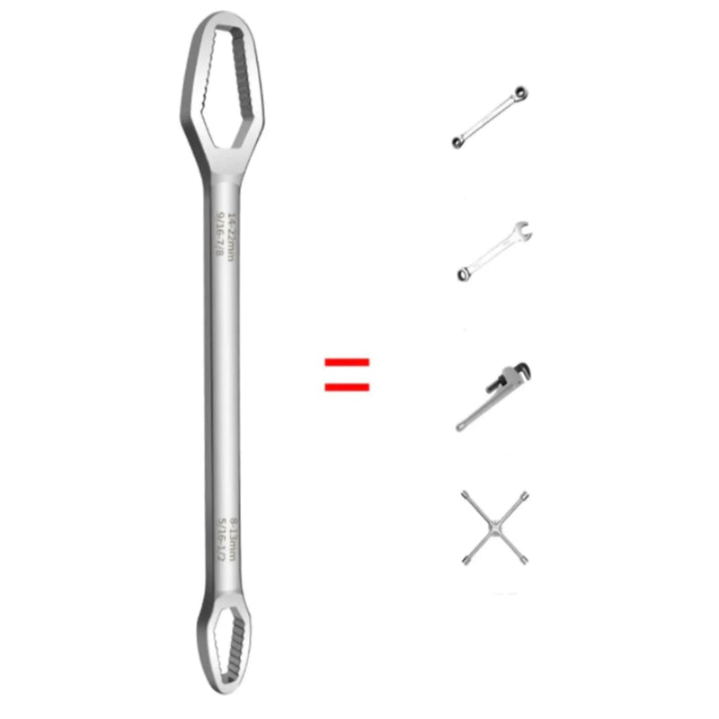 Chave de Boca Fixa Torx 8mm a 22mm - Encaixe Estrela - 22cm Ferramenta Profissional