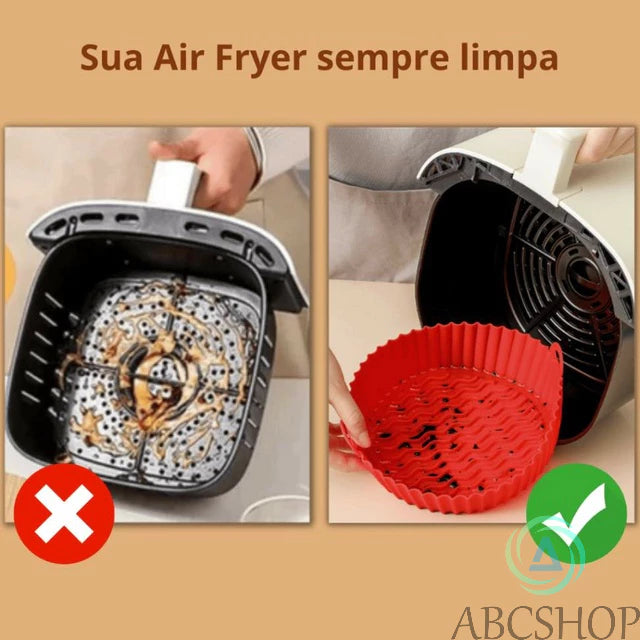 Kit 3 Formas De Silicone Para Air Fryer