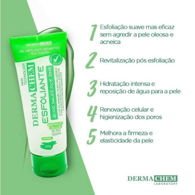 Gel Esfoliante Enzimático Dermachem 100 G