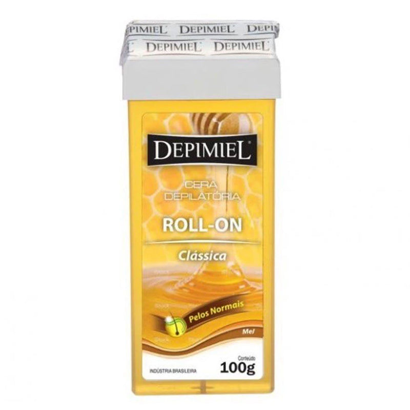 KIT Aparelho Aquecedor De Cera Quente Roll On + Refil De Cera Rolon + Papel