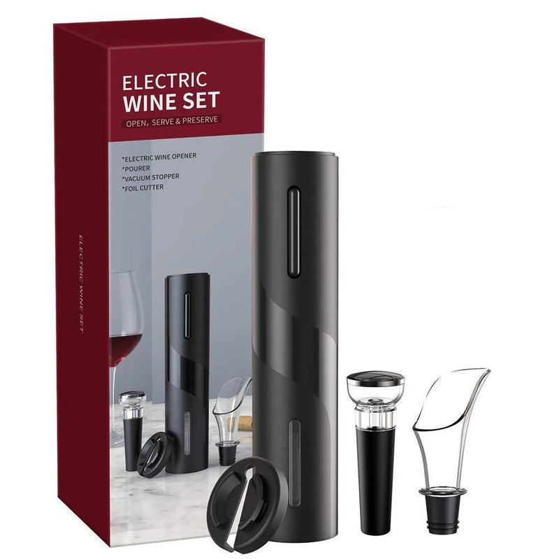 Saca-Rolhas Automático Conjunto Elegante de Acessórios para Vinho