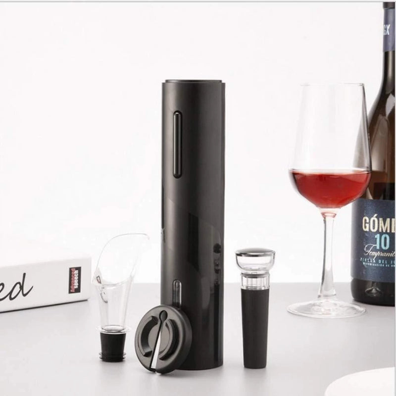 Saca-Rolhas Automático Conjunto Elegante de Acessórios para Vinho