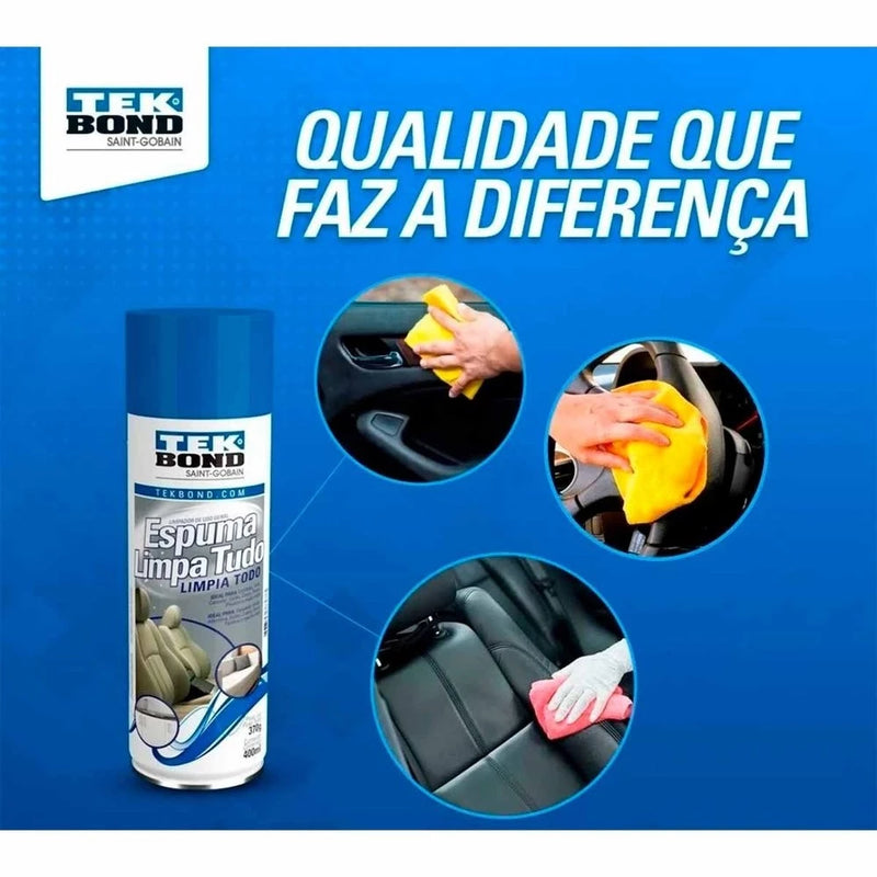 Spray de Espuma Limpa Tudo